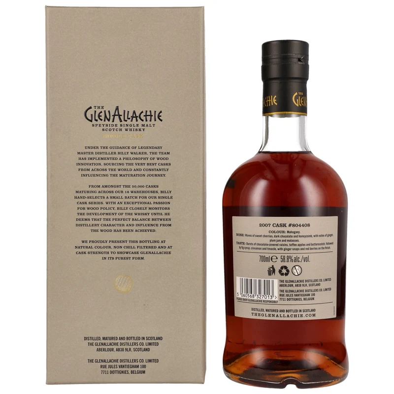 GlenAllachie | 15 Jahre | PX #804408 | 2007/2023 | Batch 6 | 58,8%