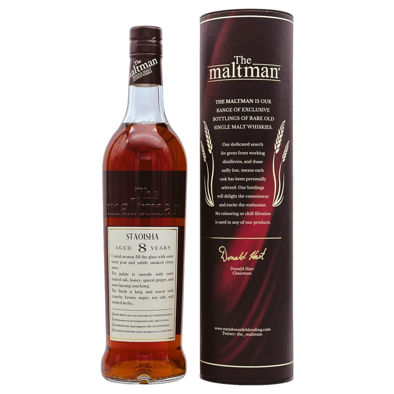 Bunnahabhain Staoisha | The Maltman | 8 Jahre | 2014/2023 | Cask #10182 | 52,5%