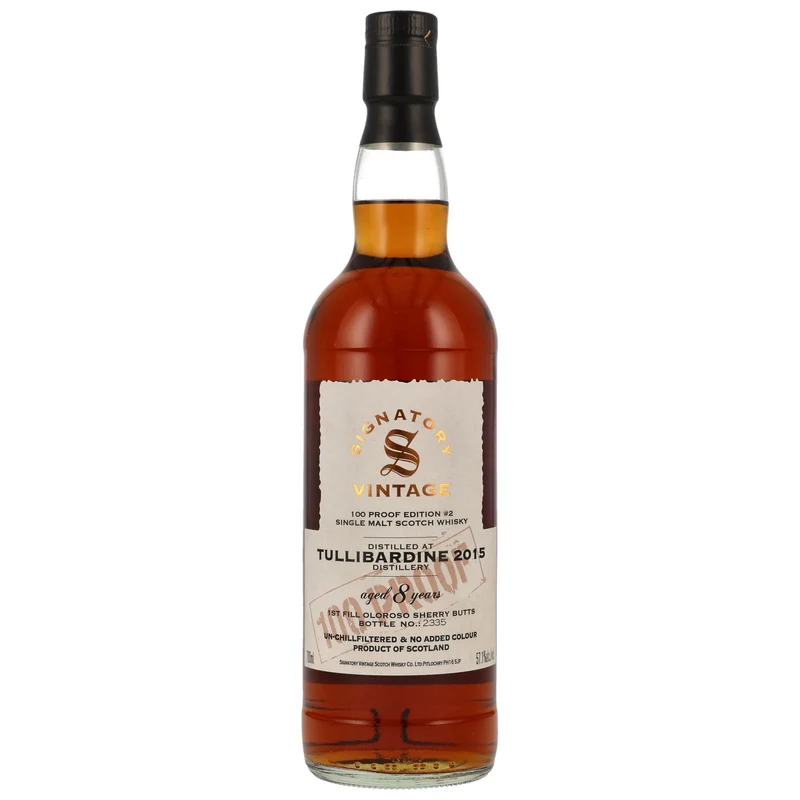 Tullibardine | 100 Proof Edition #2 | 2015/2023 | Signatory Vintage | 57,1%