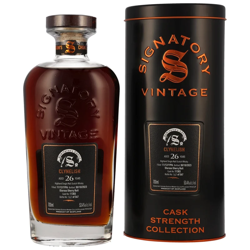 Clynelish | Signatory Vintage | 26 Jahre | 1996/2023 | Sherry Butt #11383 | 53,4%