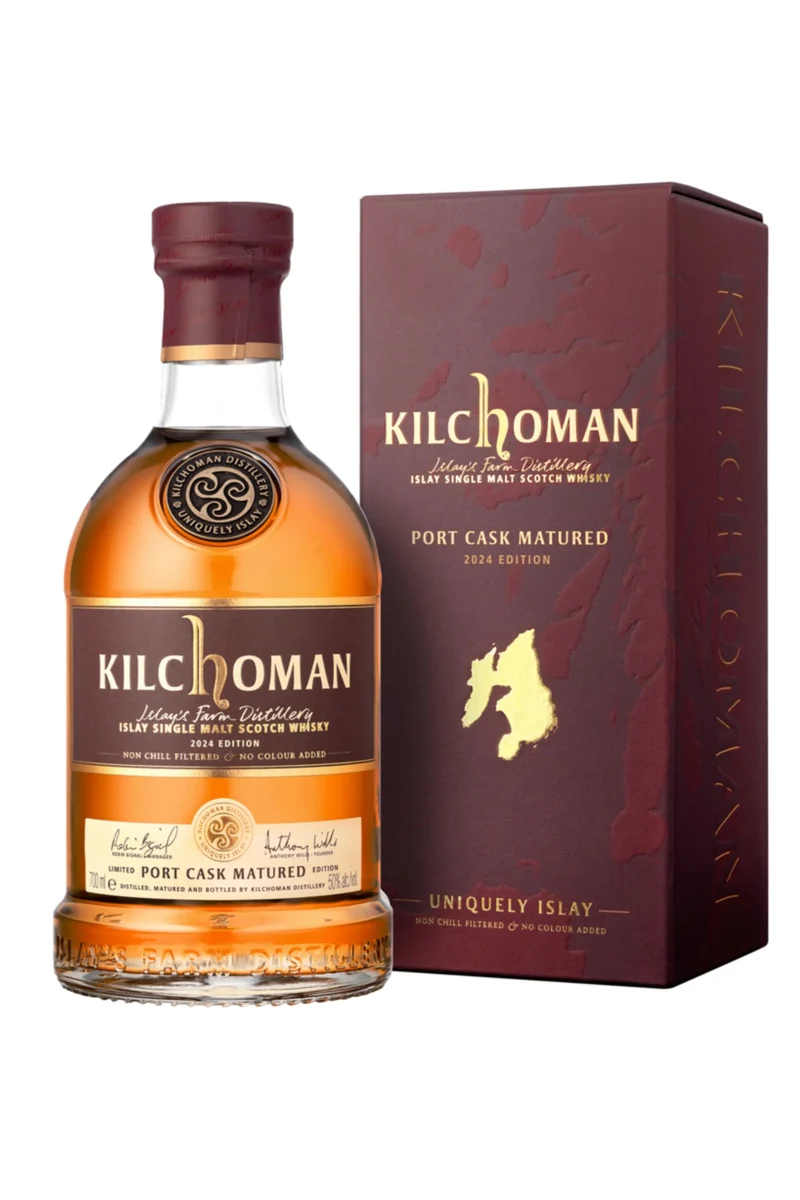 Kilchoman Port Cask Matured 2024 Islay Single Malt Whisky 50% vol. 700ml