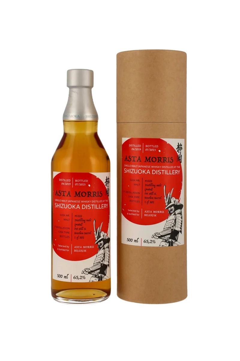 Shizuoka AM Pot Still K 2019/2023 Peated Single Malt Japanese Whisky #1222 65,2% vol. 500ml