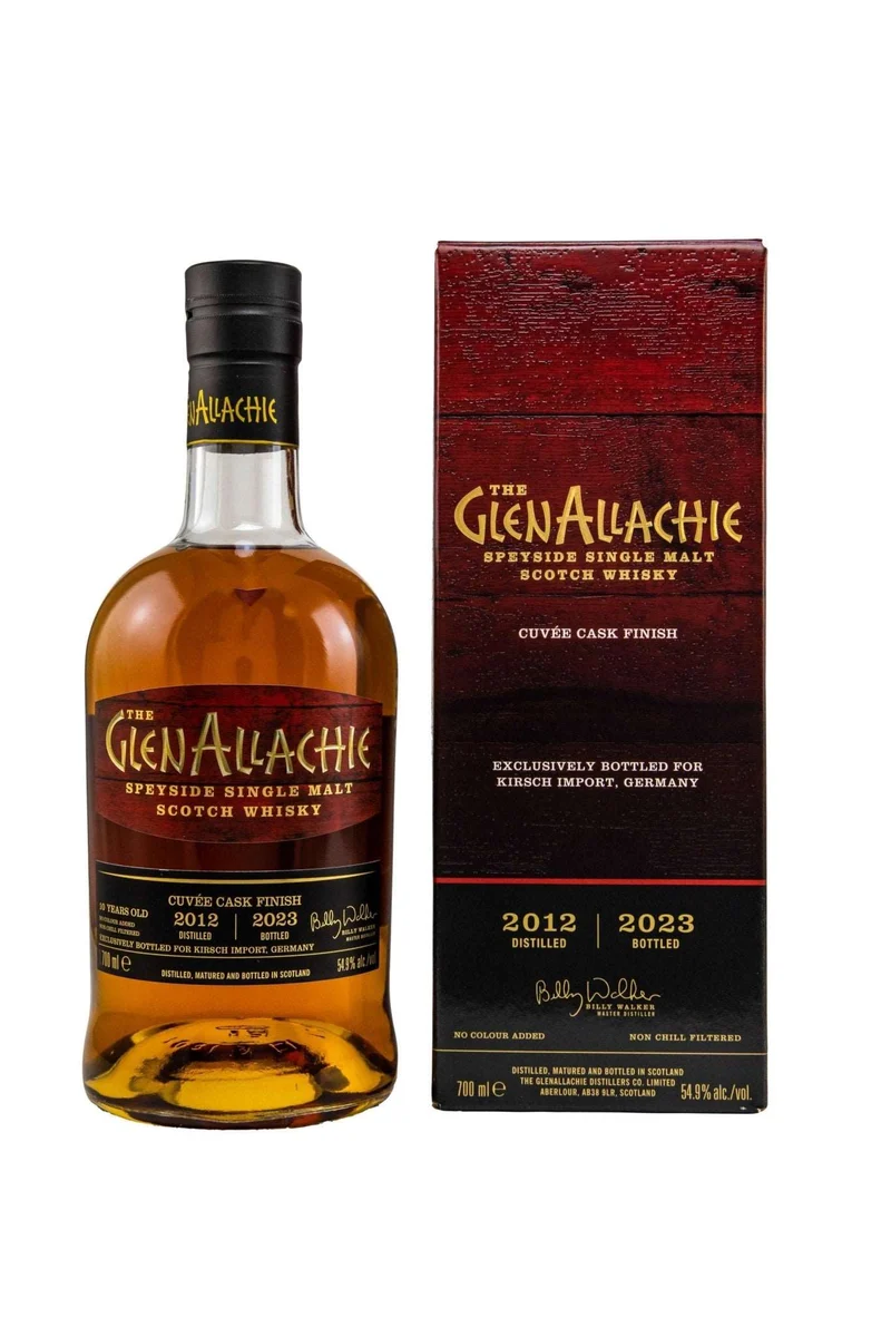 GlenAllachie 2012/2023 10 Jahre PX, Moscatel & Ruby Port Cuvee 54,9% vol. 700ml