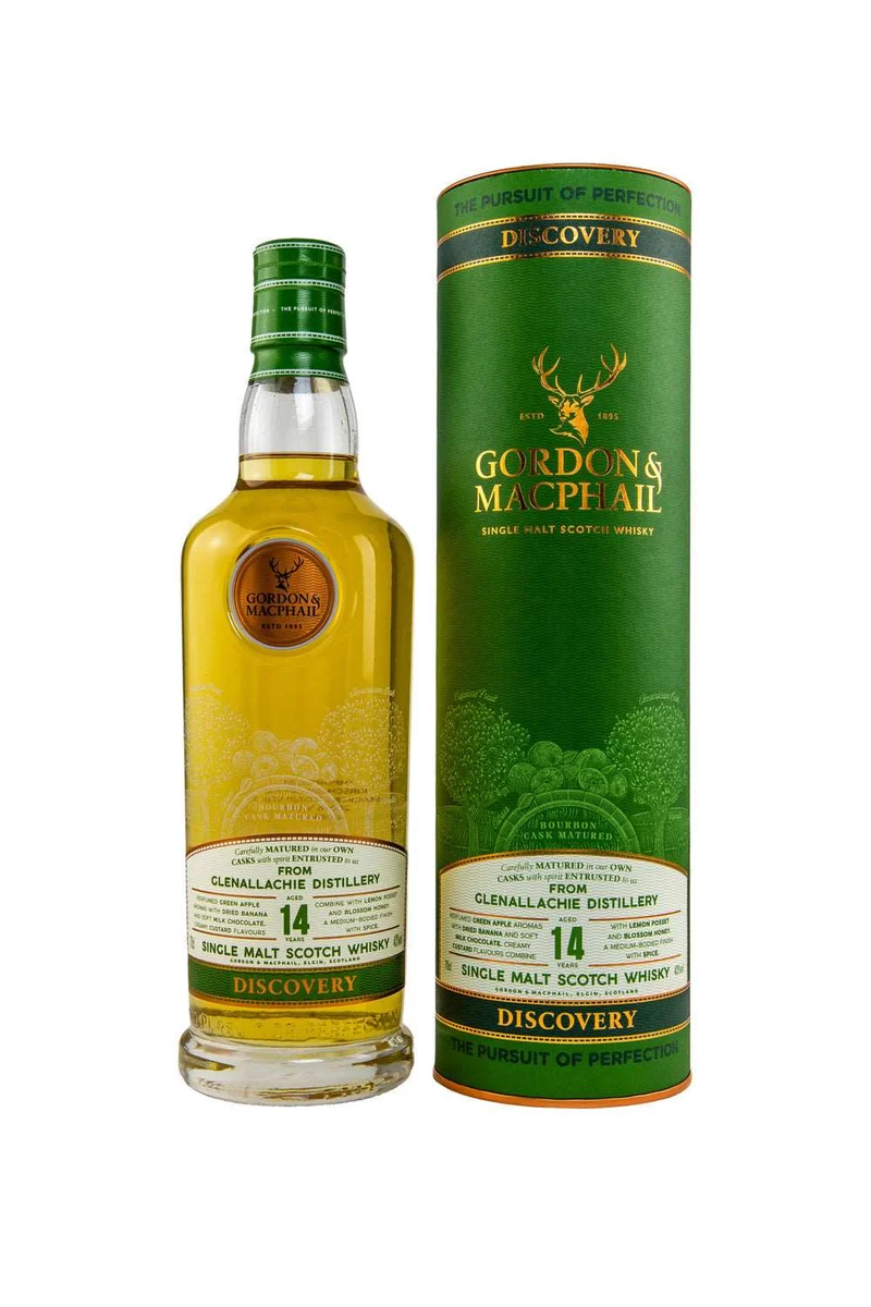 Glenallachie 14 Jahre Gordon & MacPhail Discovery New Range Bourbon Cask 43% vol. 700ml