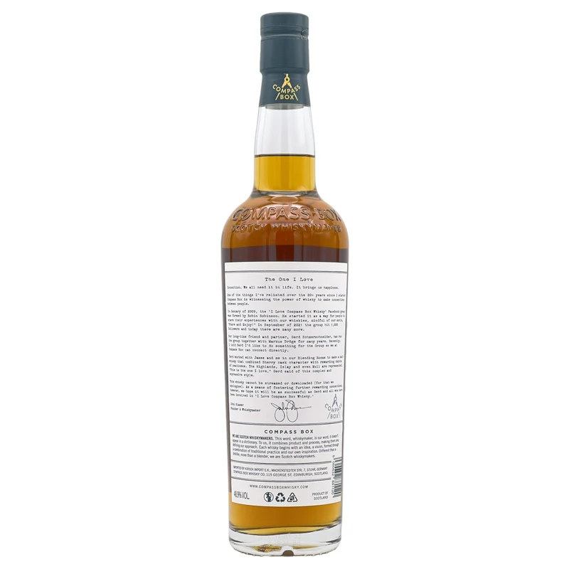 Compass Box | The One I Love | Limited Release | Blended Malt Scotch Whisky | 48,9%