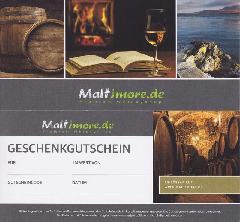 Geschenkgutschein im Wert von 30 Euro für Maltimore