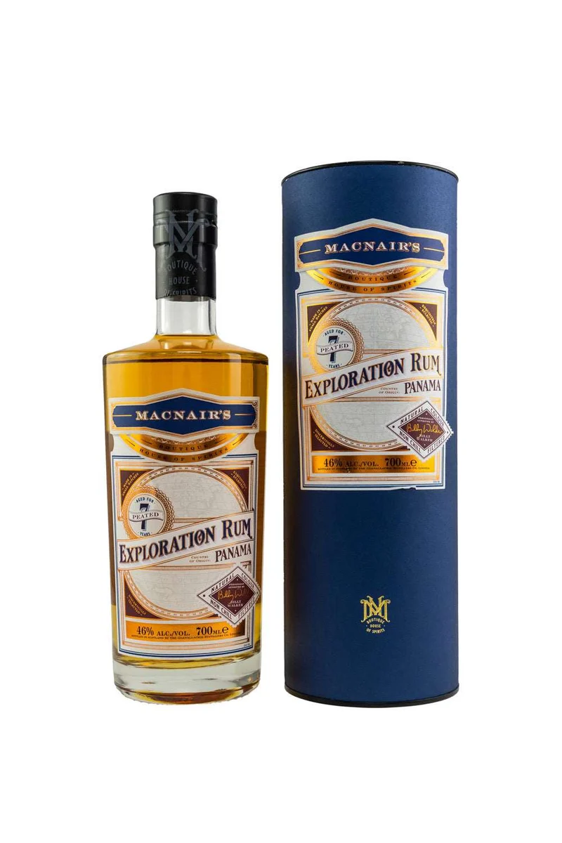 MacNair’s Exploration Rum Peated Panama 7 Jahre by Billy Walker 46% vol. 700ml