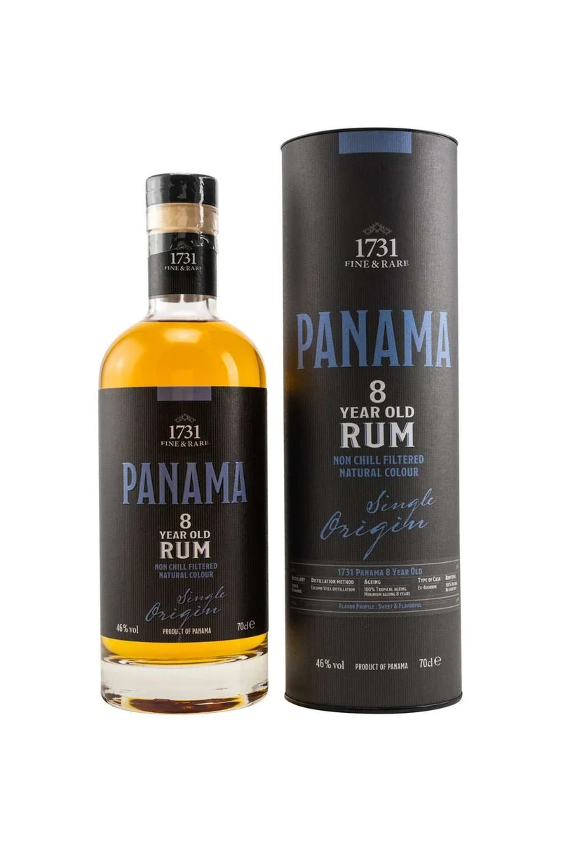 1731 Fine & Rare Panama (Varela Hermanos) 8 years old Rum 46% vol. 700ml