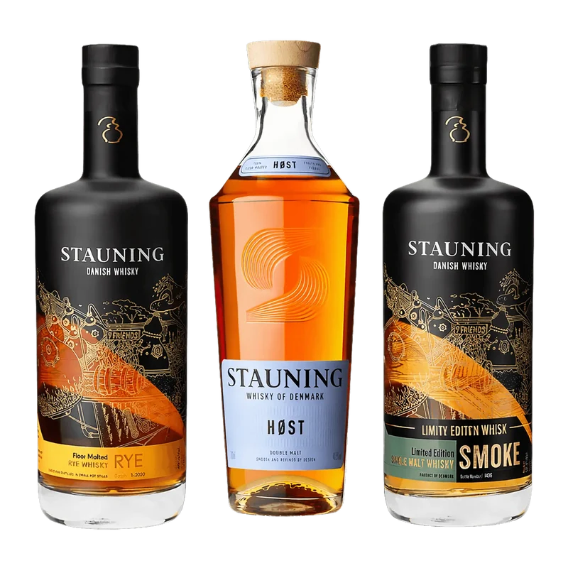 Stauning Whisky Paket – Høst, Rye und Smoke
