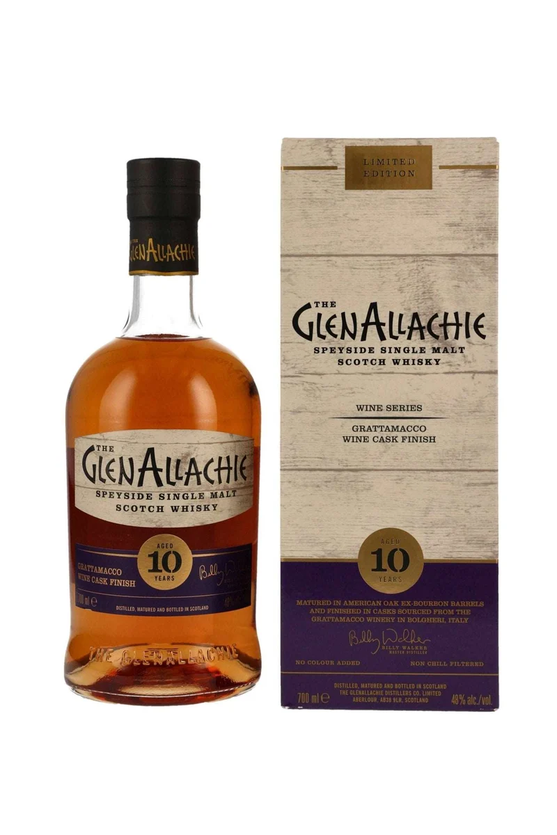 GlenAllachie 10 Jahre Grattamacco Wine Cask Finish 48% vol. 700ml