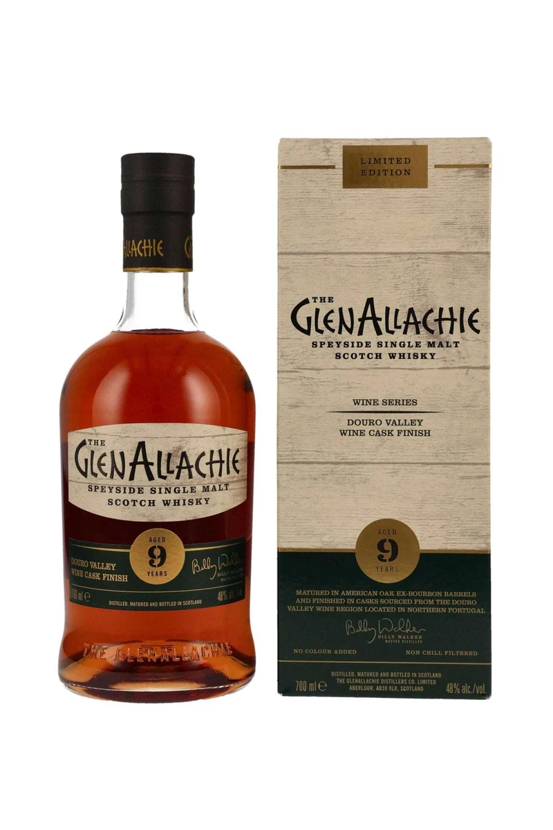 GlenAllachie 9 Jahre Douro Valley Wine Cask Finish 48% vol. 700ml