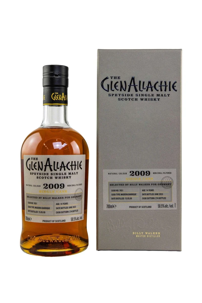 GlenAllachie 2009/2023 14 Jahre Madeira Barrique #7651 59,5% vol. 700ml