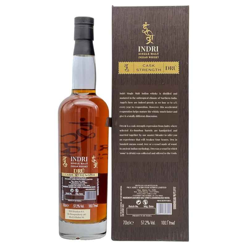 Indri Dru | Cask Strength | Indian Whisky | 57,2%