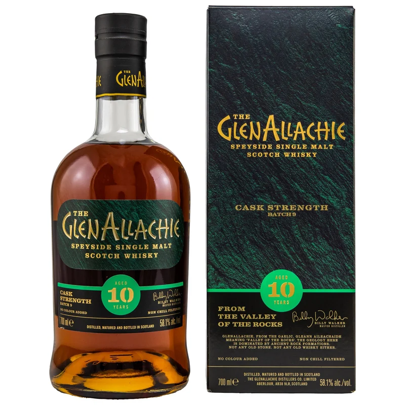 GlenAllachie | 10 Jahre | Batch 9 | Cask Strength | 58,1%