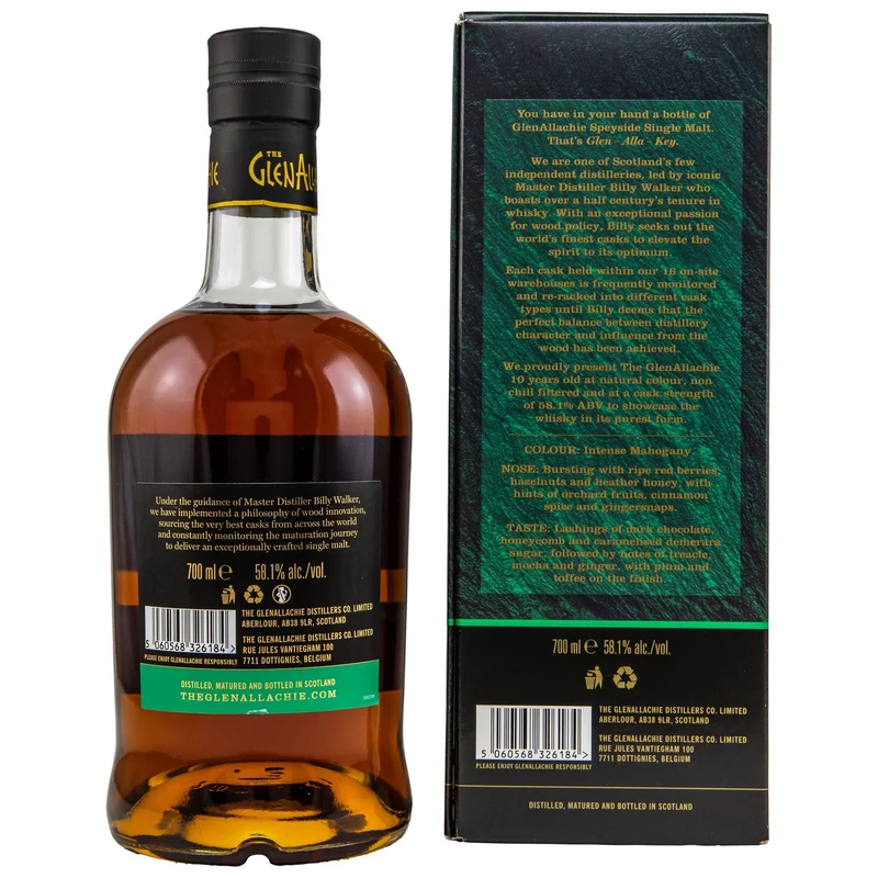 GlenAllachie | 10 Jahre | Batch 9 | Cask Strength | 58,1%