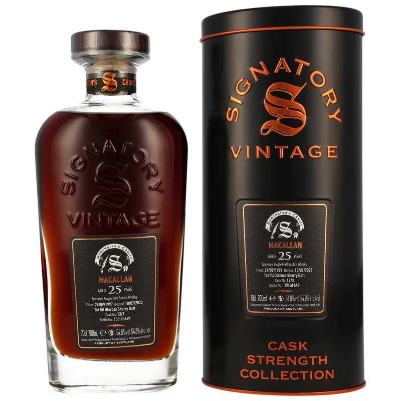 Macallan | Symington’s Choice #12/3 | Signatory Vintage | 25 Jahre | 1997/2023 | 54,8%