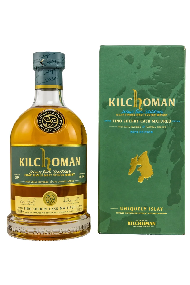 Kilchoman Fino Sherry Cask Matured 2023 Islay Single Malt Whisky 50% vol. 700ml