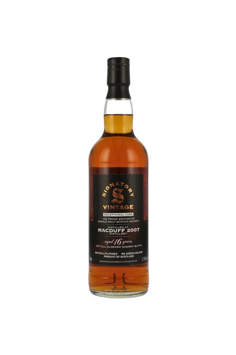 Macduff 2007 Signatory Vintage 100 Proof Exceptional Cask Edition #3 57,1% 700ml