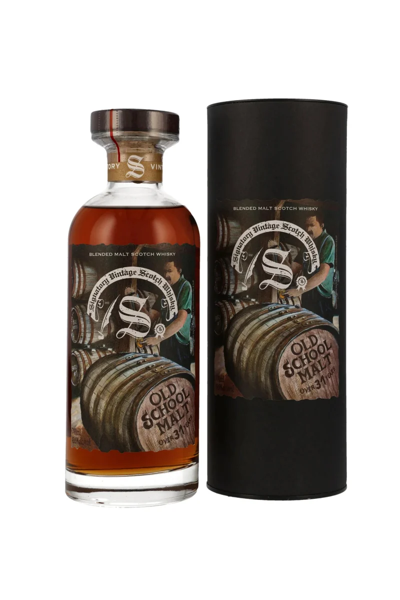 Signatory Old School Malt 31 y.o. & older Ibisco Blended Malt 43,5% vol. 700ml