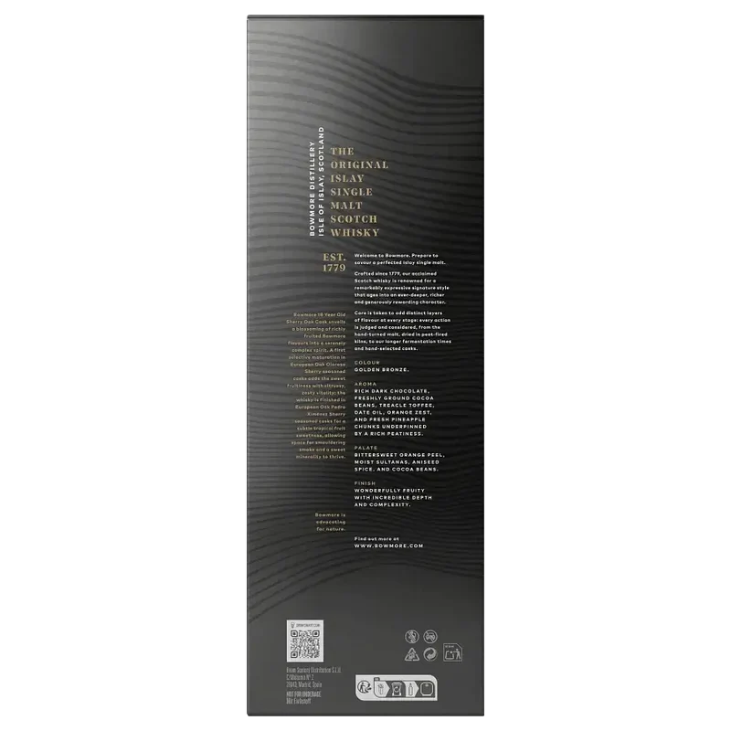 Bowmore 18 Year Old Sherry Oak Cask Whisky