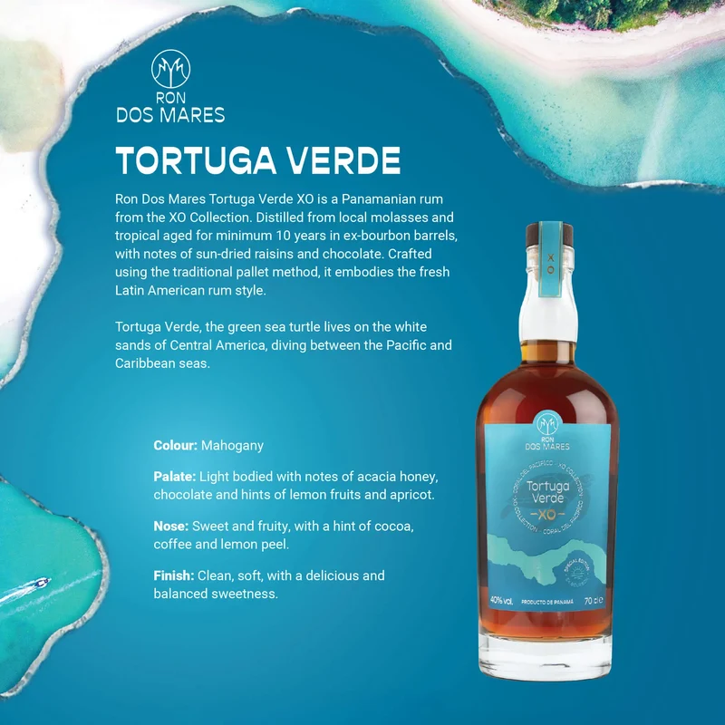 Ron Dos Mares Tortuga Verde XO Panama Rom