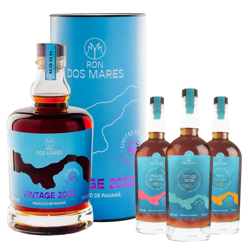 Ron Dos Mares 2002 Vintage Limited Edition 22 år + GRATIS XO