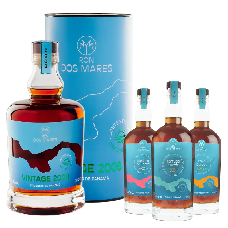 Ron Dos Mares 2008 Vintage Limited Edition 16 år + GRATIS XO