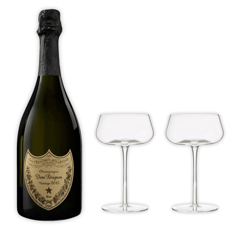 Dom Pérignon 2015 + 2 Champagnergläser von The ManCave