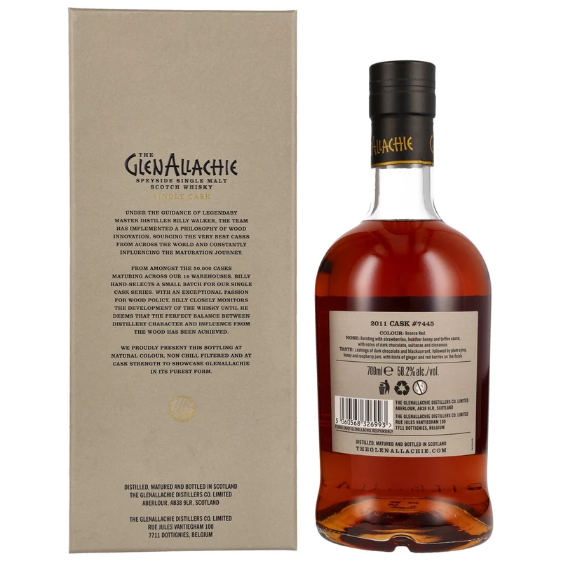 GlenAllachie | Ruby Port Pipe #7445 | 11 Jahre | 2011/2023 | 58,2%