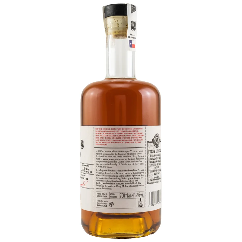 Texas Legation | Batch 2 | Berry Bros. & Rudd | Bourbon Whiskey | 46,2%
