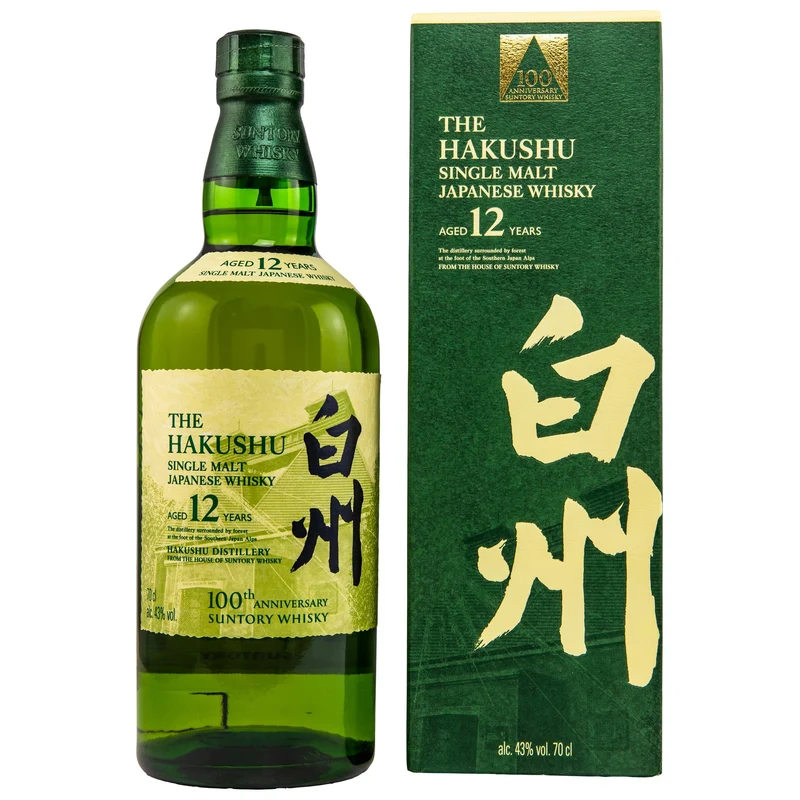 Hakushu | 100th Anniversary | 12 Jahre | Limited Edition | Japanese Whisky | 43%