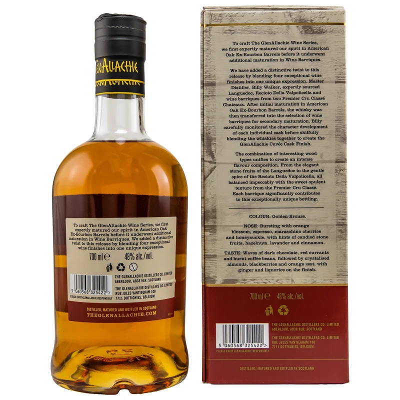 GlenAllachie | 9 Jahre | 2012/2022 | Cuvée Wine Cask Finish | 48%