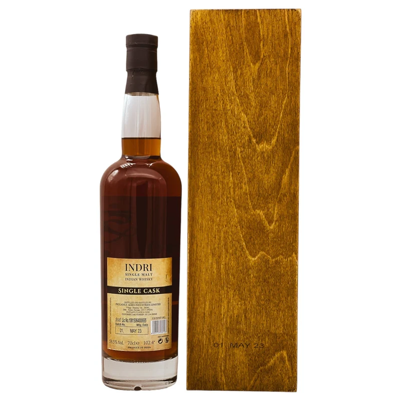 Indri | Single Cask Wine #303 | 7 Jahre | Indian Whisky | 58,5%