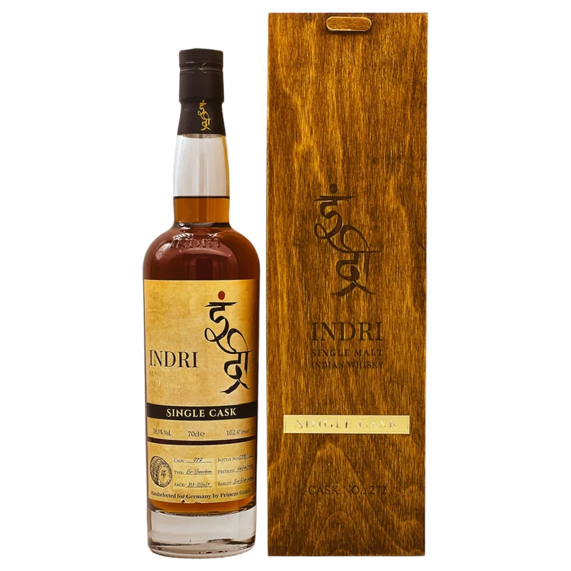 Indri | Single Cask Bourbon #272 | 7 Jahre | Indian Whisky | 58,5%
