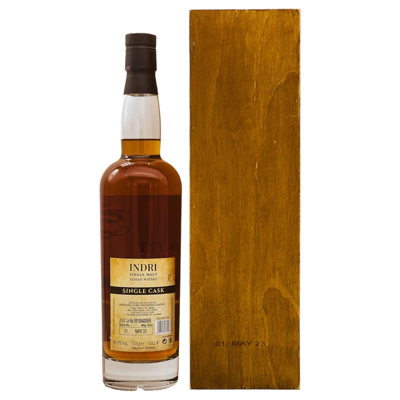 Indri | Single Cask Bourbon #272 | 7 Jahre | Indian Whisky | 58,5%