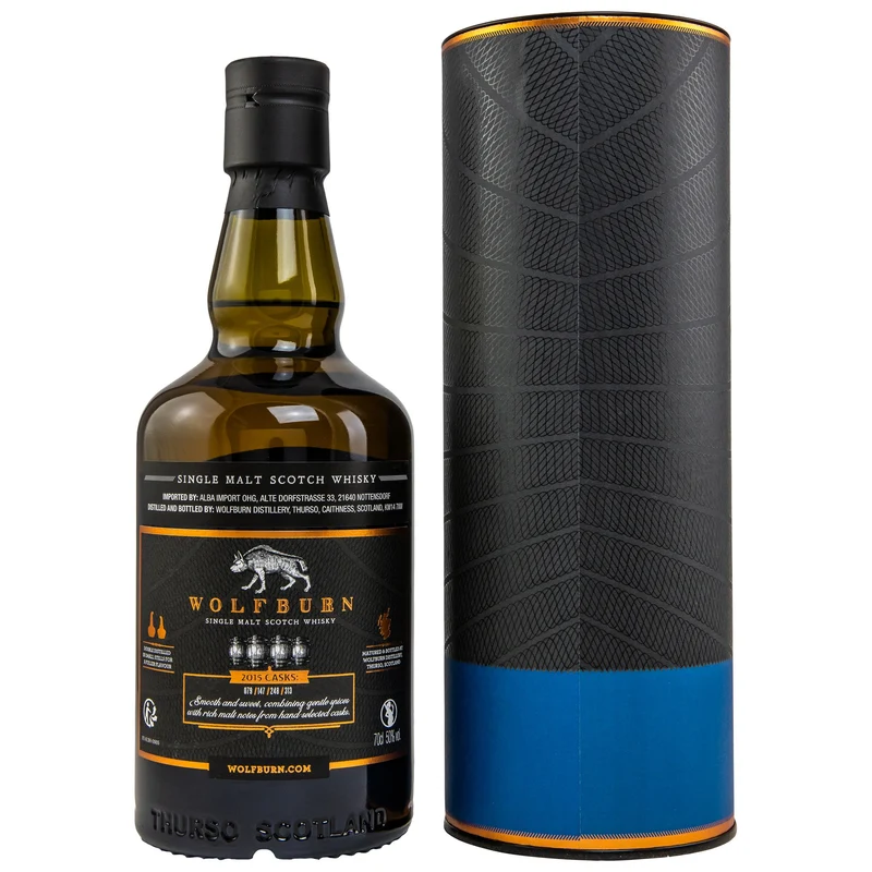 Wolfburn | 7 Jahre | 2015/2022 | Dark Rum Casks | Vibrant Stills | Limited Release | 50%