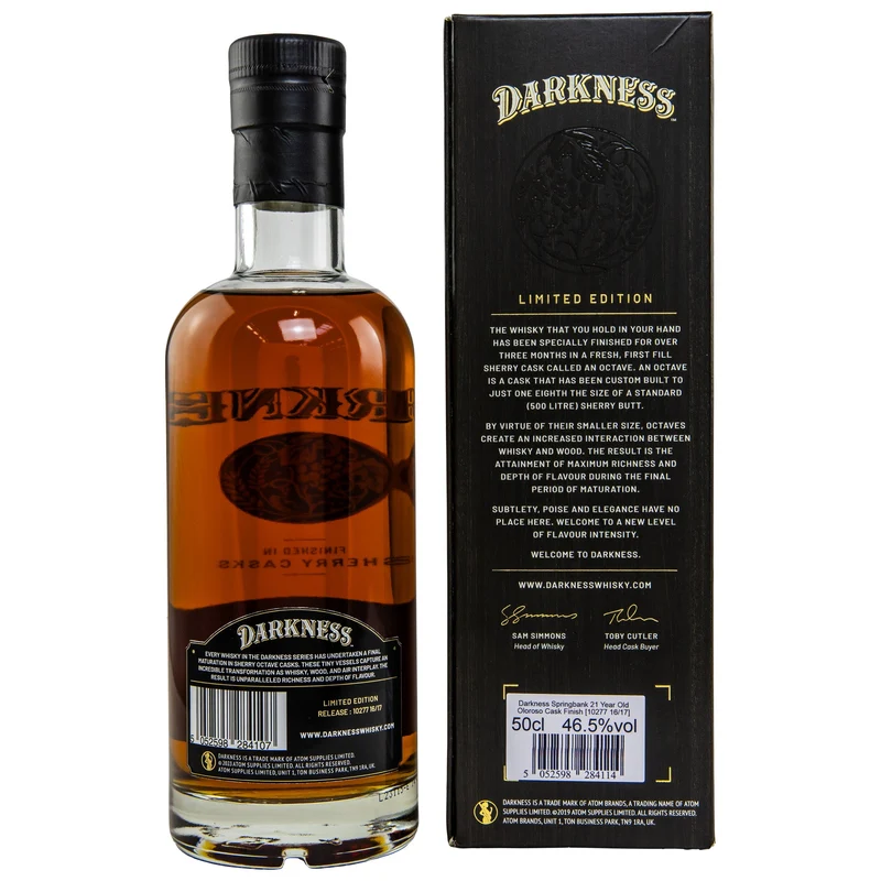 Springbank | Darkness | Oloroso Cask | 21 Jahre | 46,5%