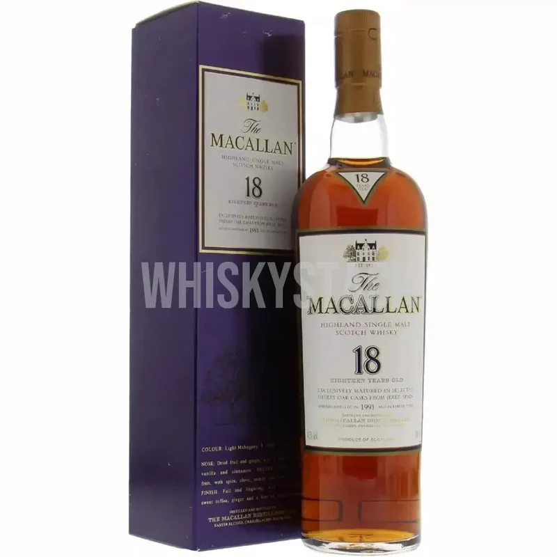 Macallan 18 Years Old - Sherry Oak (1991)