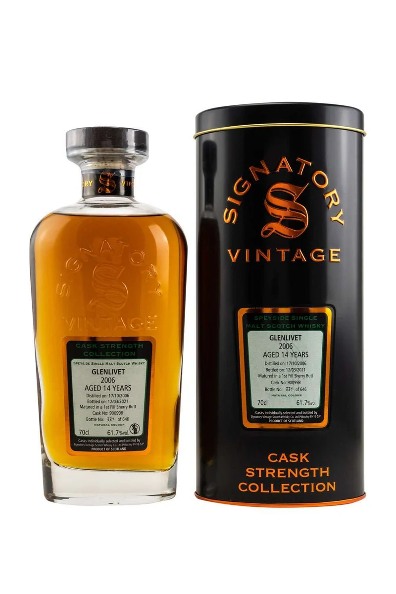 Glenlivet 2006/2021 SV Cask Strength #900998 61,7% vol. 700ml