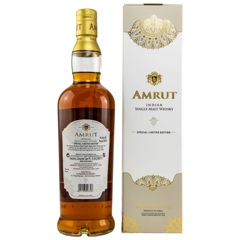 Amrut | 7 Jahre | 2015/2022 | Oloroso Cask #3822 | Indian Whisky | 60%