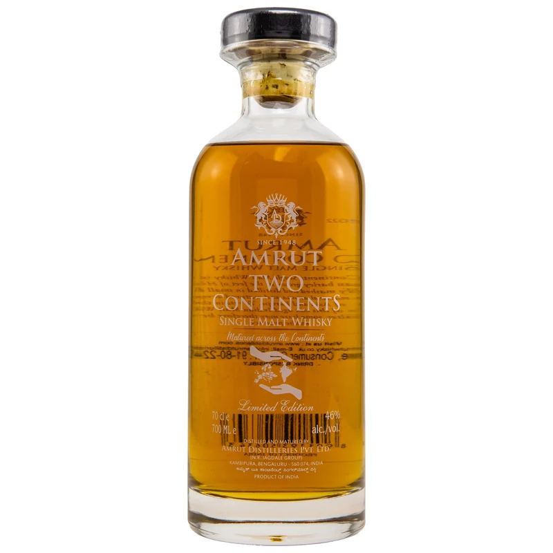 Amrut | Two Continents | 4th Edition | Indian Whisky | 46%