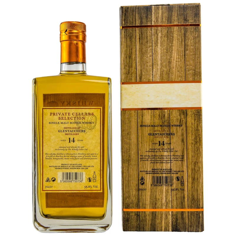 Glentauchers | 14 Jahre | 2008/2022 | The Whisky Cellar | Ex-Bourbon Barrel #289 | 53,8%