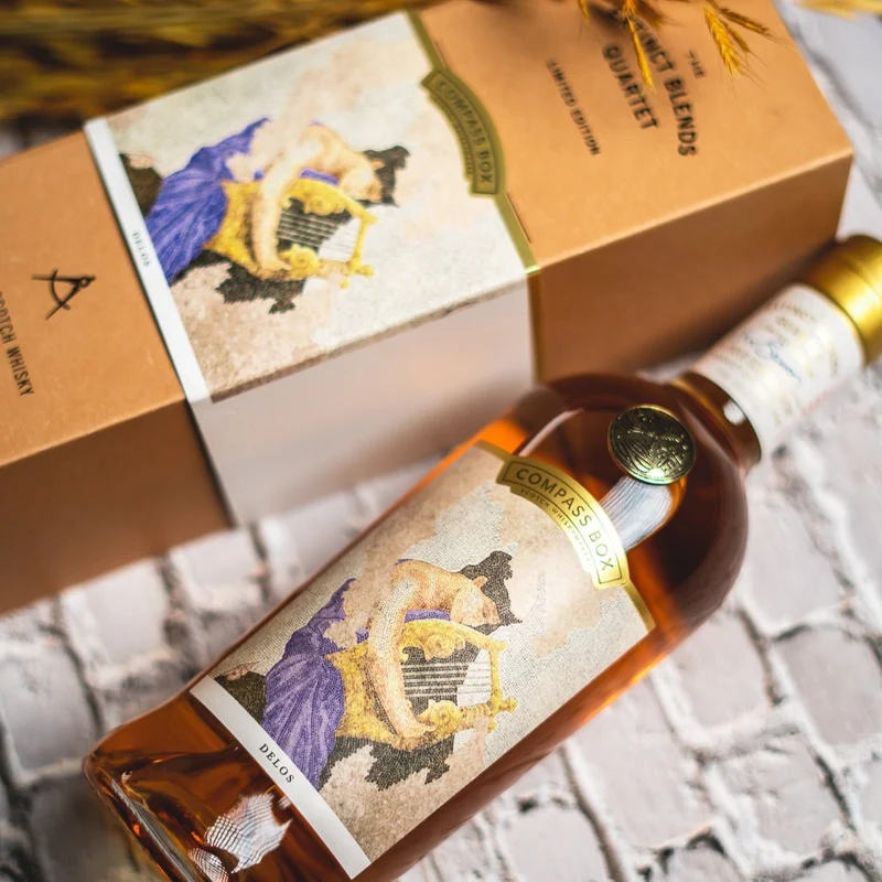 Compass Box | Delos | The Extinct Blends Quartet | Blended Scotch Whisky | 49%