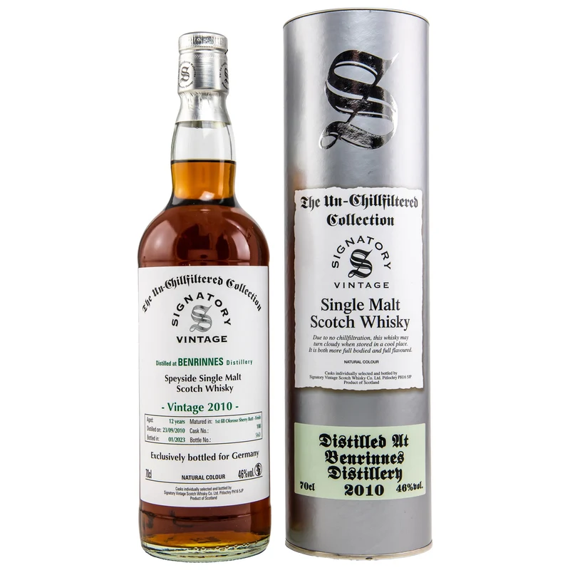 Benrinnes | 12 Jahre | Sherry #108 | Signatory Vintage | 46%