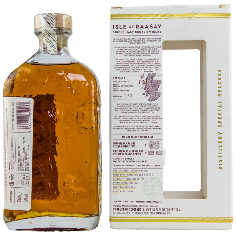 Isle of Raasay | Special Release | Sherry Finish | Herbidean Whisky | 52%