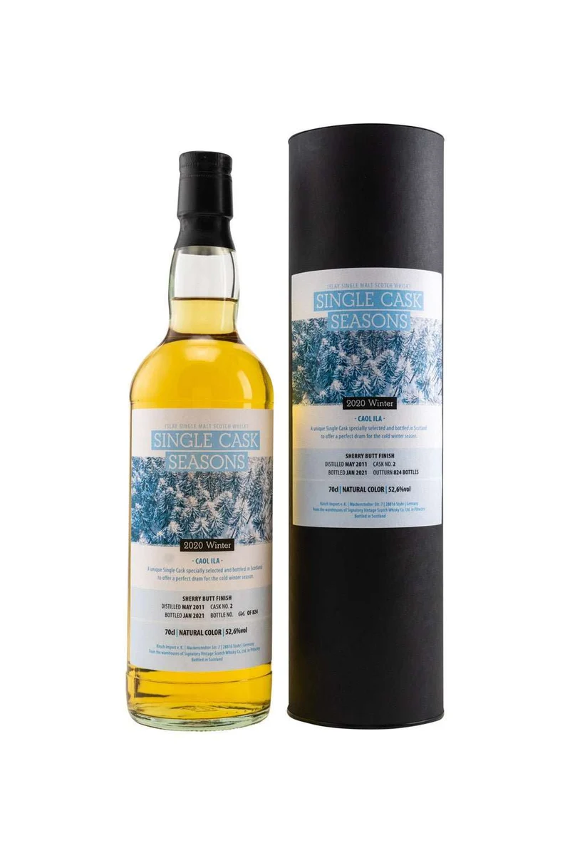 Caol Ila 2011/2021 SV Single Cask Seasons Winter 2020 Sherry Butt Finish #2 52,60% vol. 700ml