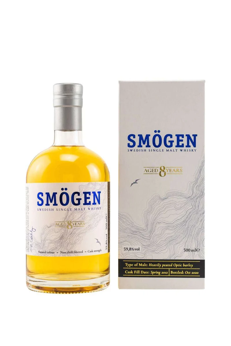 Smögen 2012/2020 8 y.o. Heavily Peated Swedish Single Malt 59,8% vol. 500ml