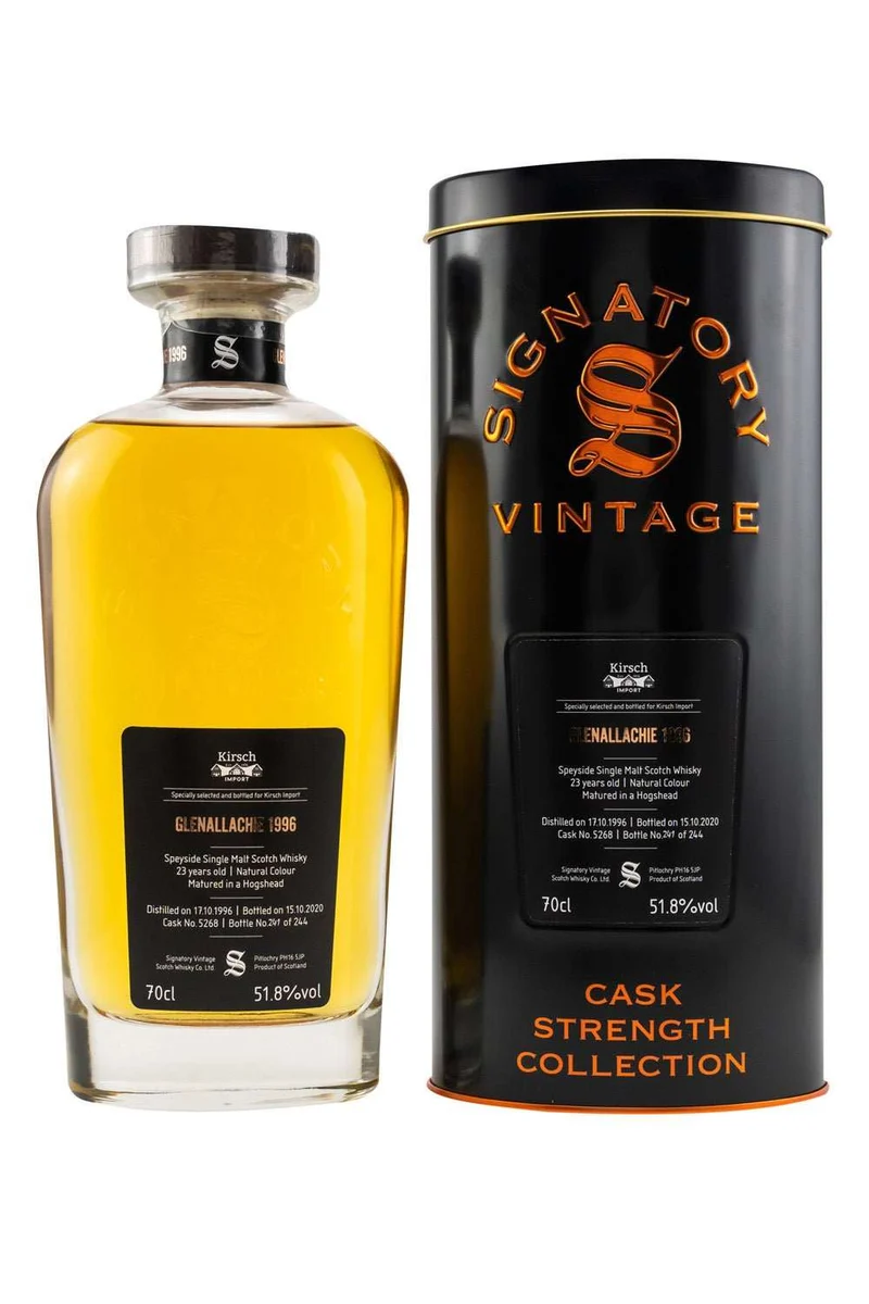 Glenallachie 1996/2020 SV Cask Strength #5268 Kirsch 51,8% vol. 700ml