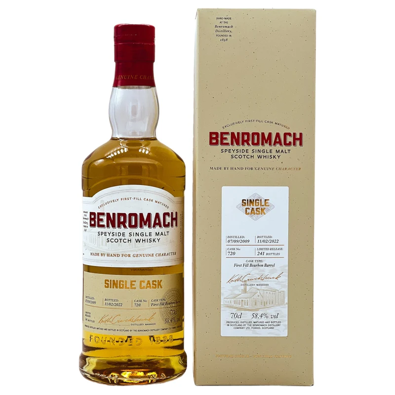 Benromach | Bourbon Barrel Single Cask #720 | 2009/2022 | 58,4%