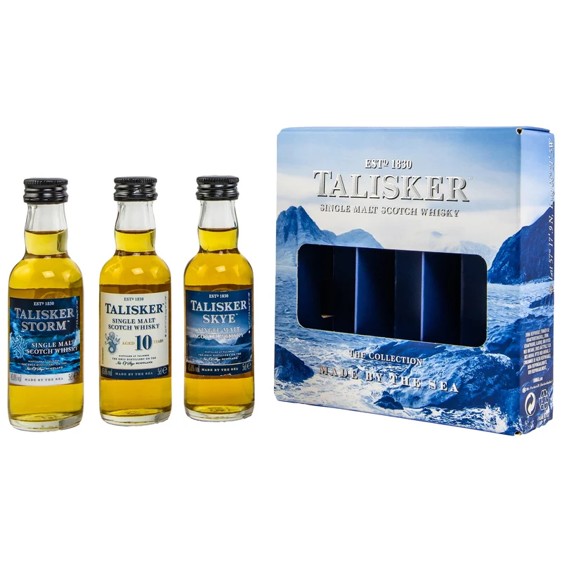 Talisker | Probierset | 10 & Skye & Storm | 3 x 0,05l l 45,8%